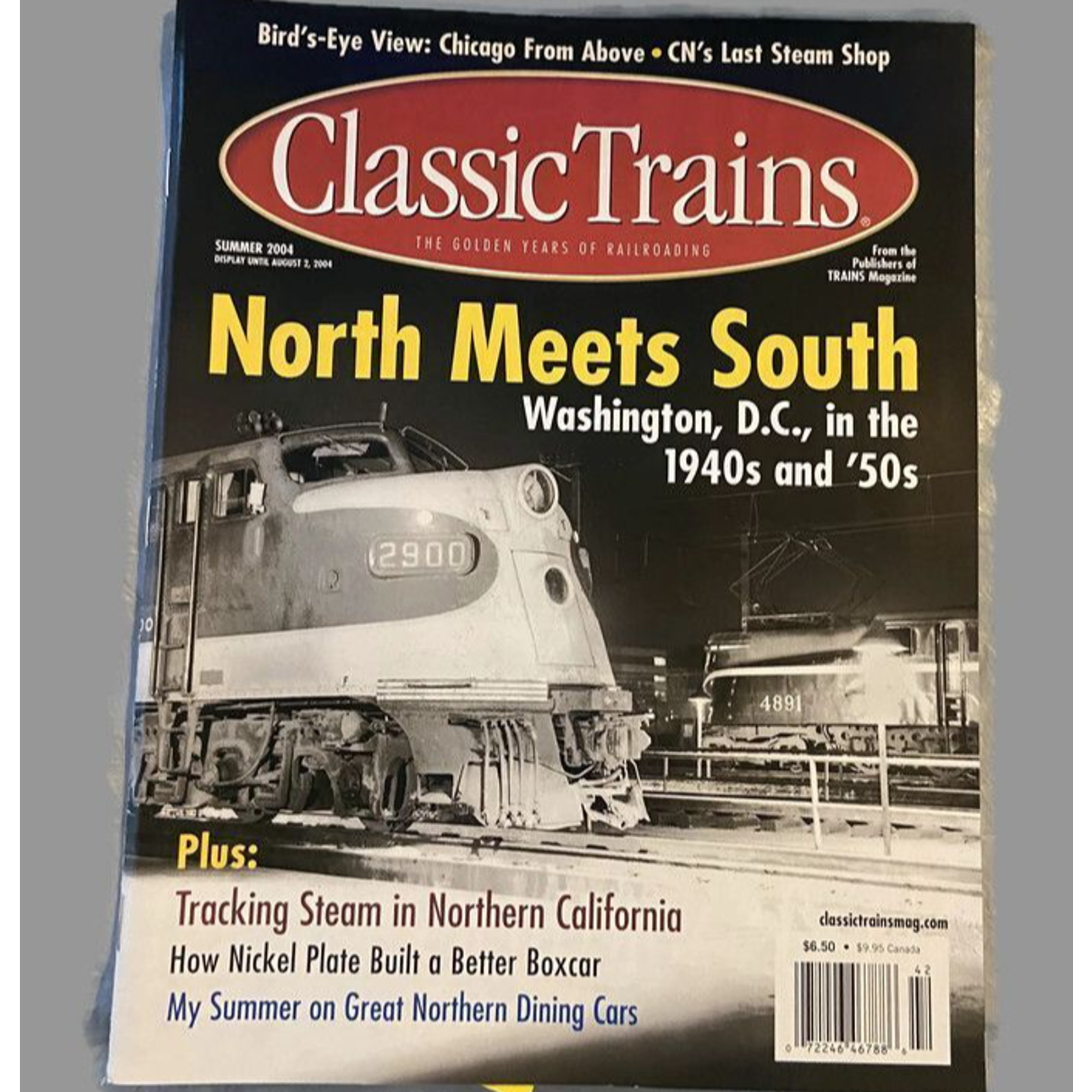 Classic Trains Magazine Summer 2004 North Meets South Great Northern Dining Cars