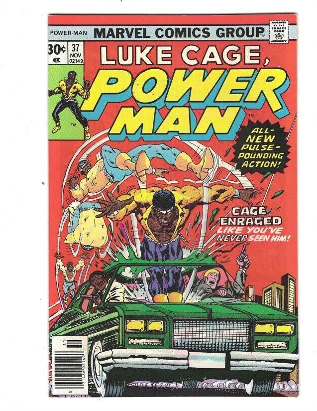 Luke Cage Power Man #37 1976 Unread NM- Or Better Chemistro Combine Shipping
