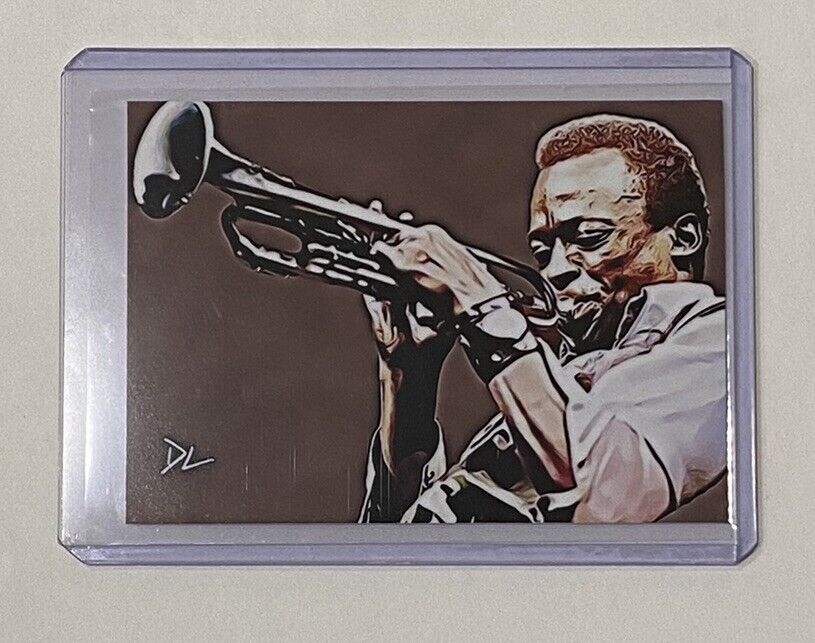 Miles Davis Limited Edition Artist Signed “Prince Of Darkness” Card 2/10