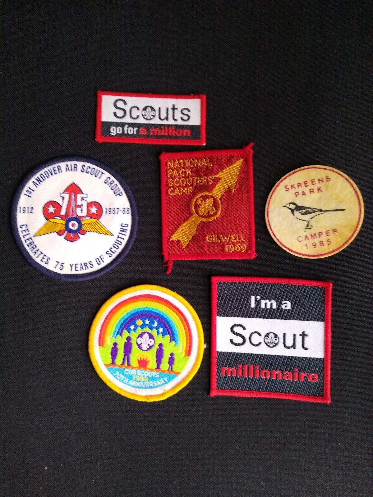 Various Scout Jamboree badges collection