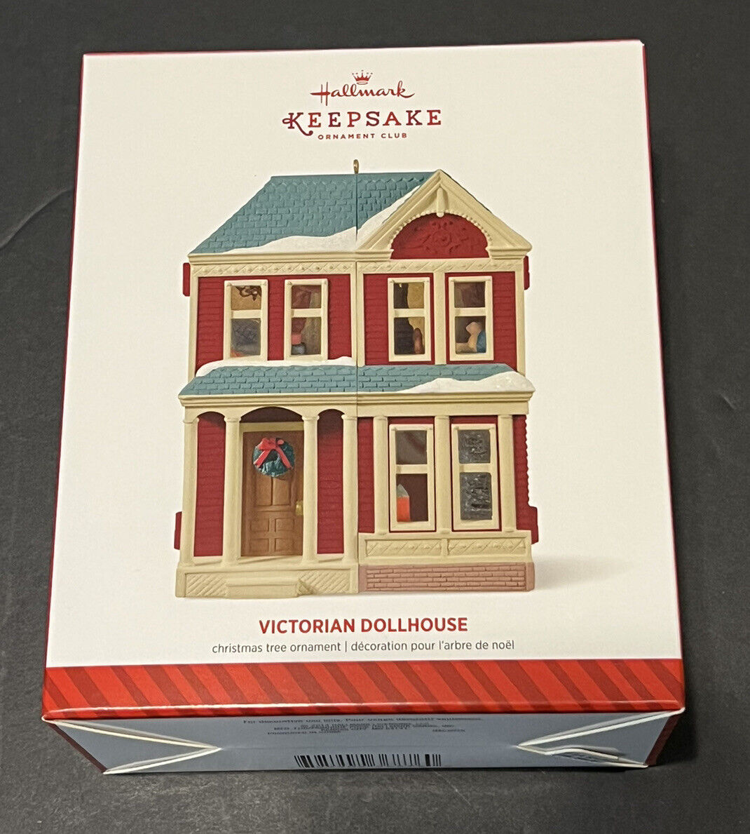 Hallmark 2014 Victorian Dollhouse Member Exclusive Boxed repainted 30th Annivers