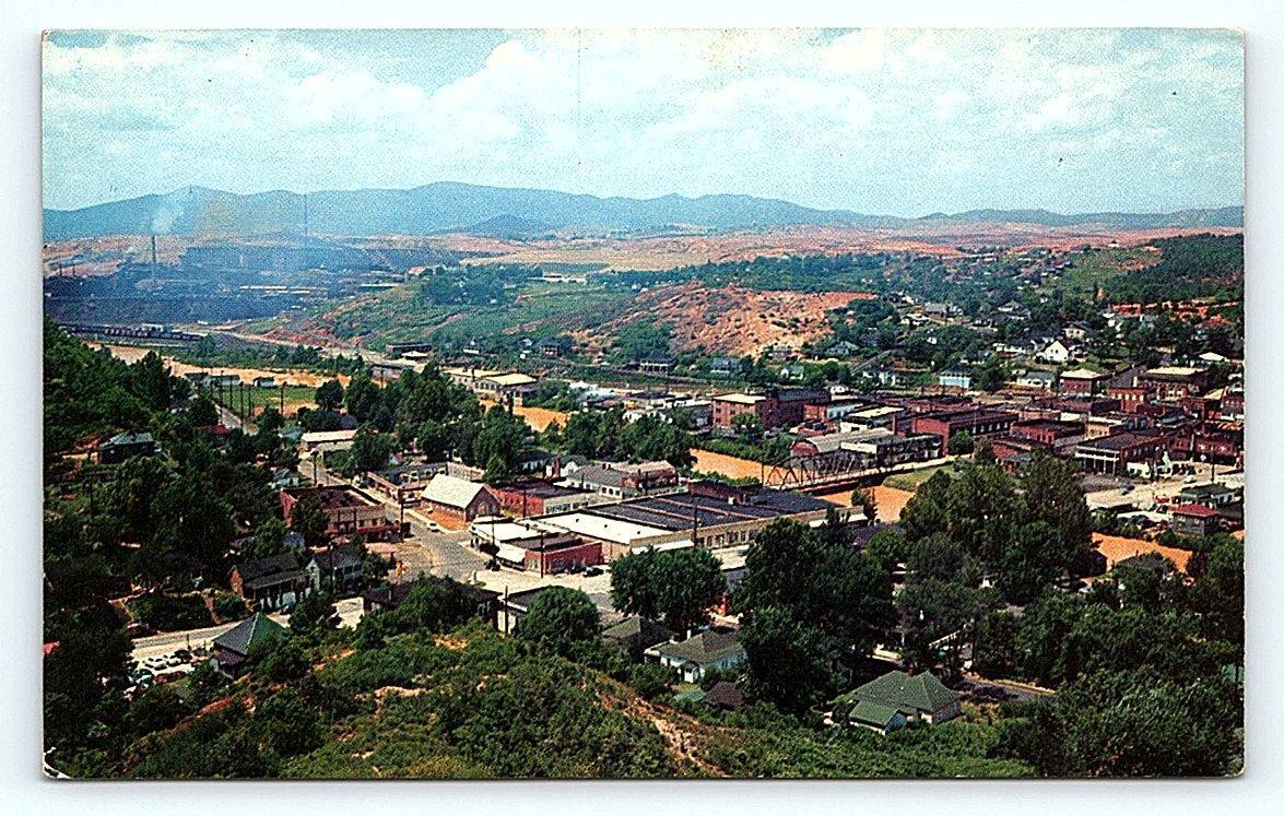 COPPERHILL, TN Tennessee ~ Mining Town BIRDSEYE VIEW c1950s   Postcard