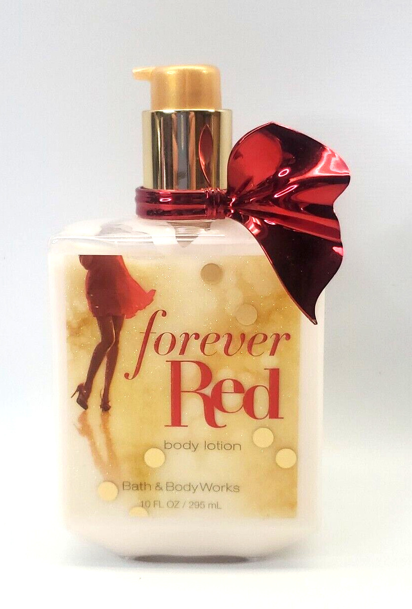 Bath Body Works FOREVER RED Body Lotion 10oz New Old Stock 95%+ Left