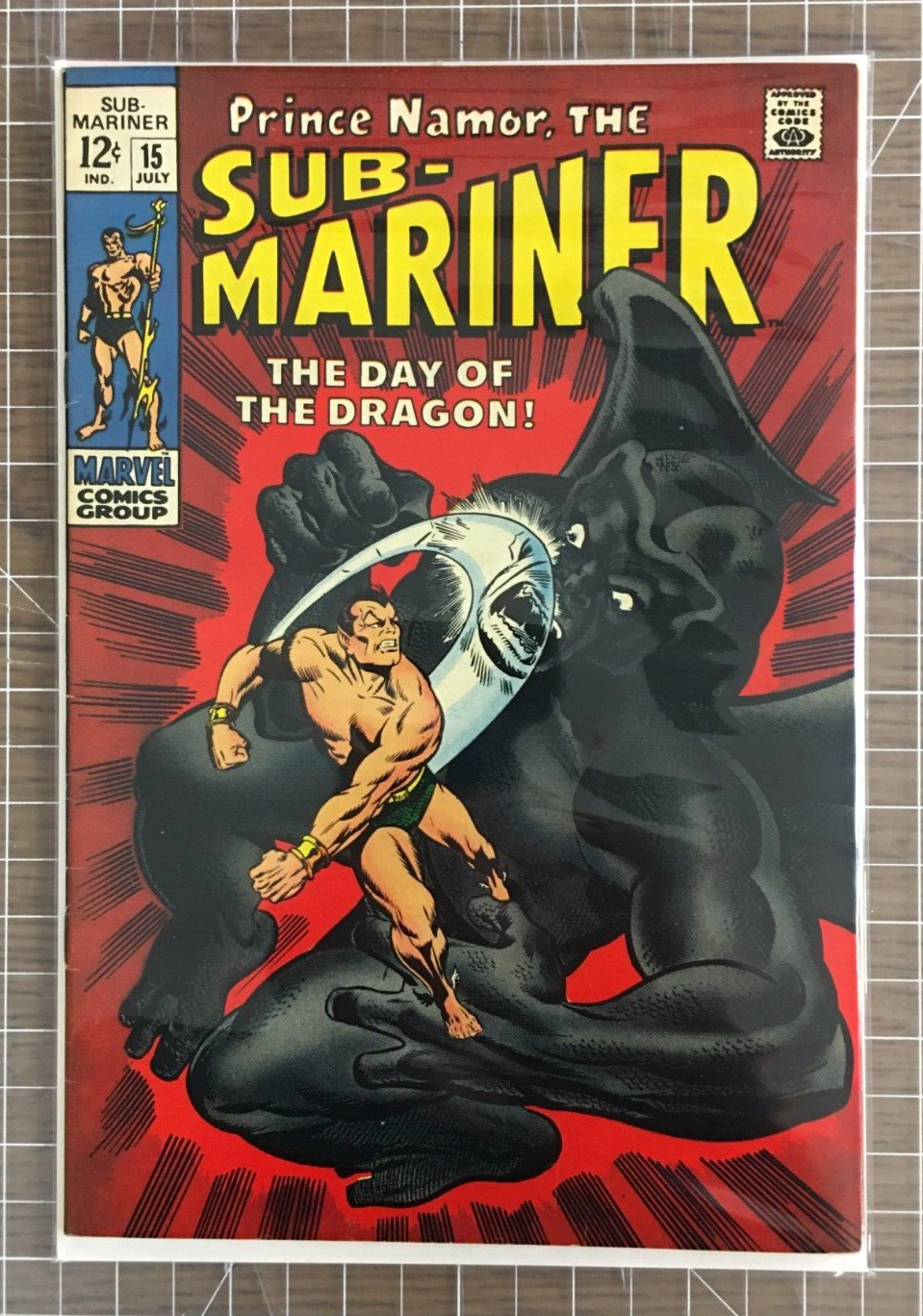 Sub-Mariner #15 The Day of the Dragon - Marvel Comic (1969) 3-4