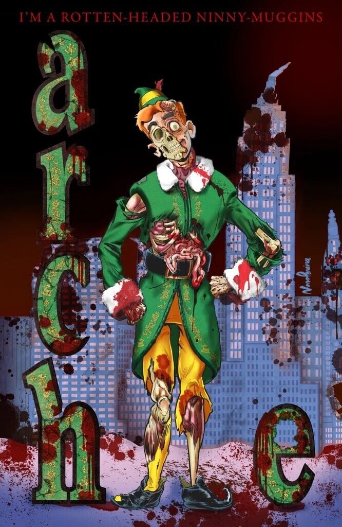 ARCHIE HAPPY HORRORDAYS #1 WILL FERRELL ELF CHRISTMAS HOMAGE VARIANT NM.