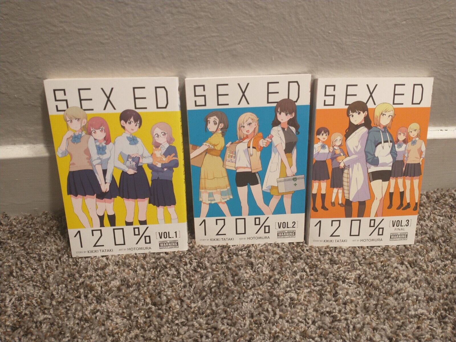 Sex ED 120% ( Vol. 1-3 ) 18+ English Manga Graphic Novel VERY GOOD