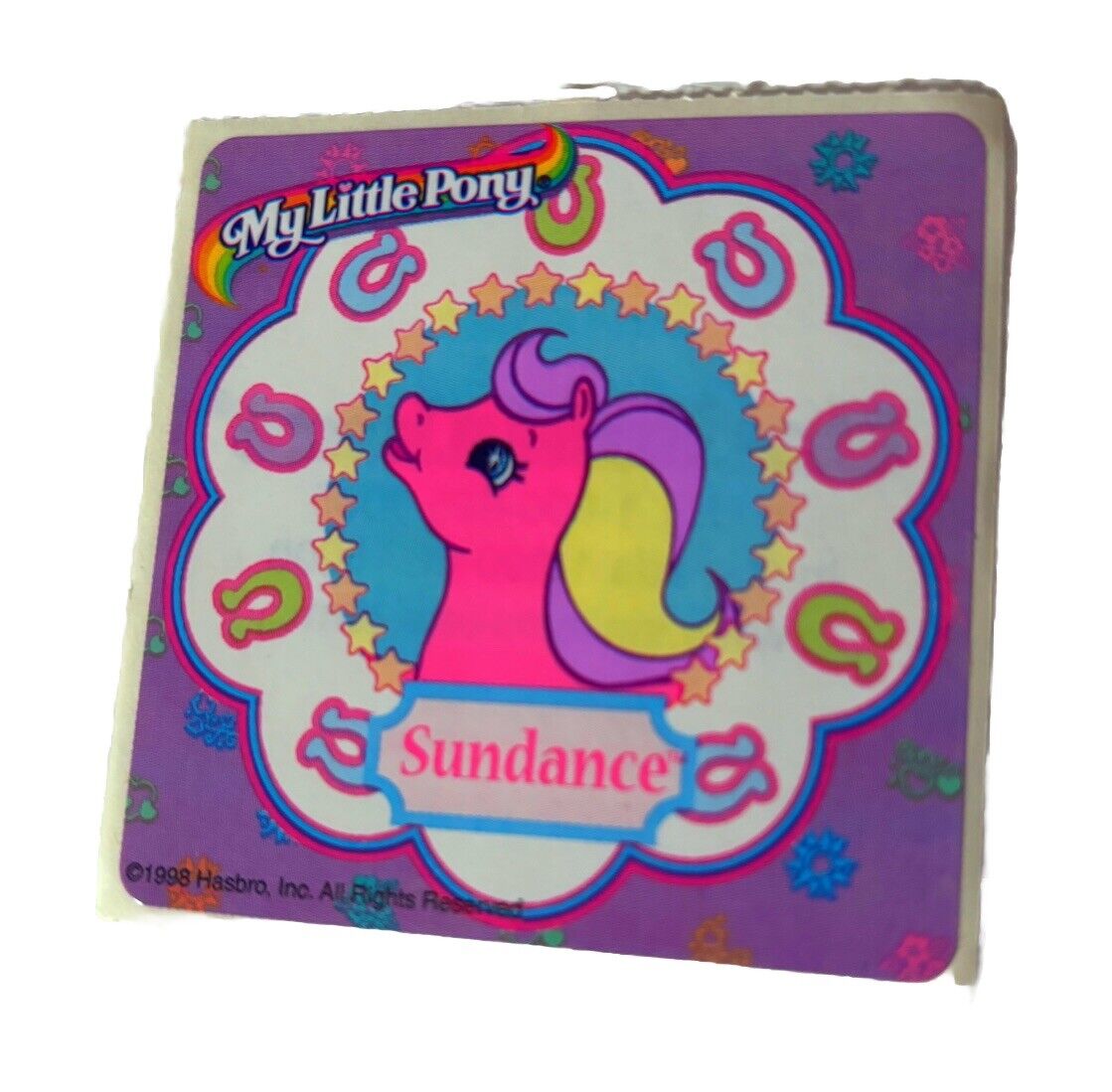 Vintage My Little Pony G2 Sticker Sundance Smile Makers 1998