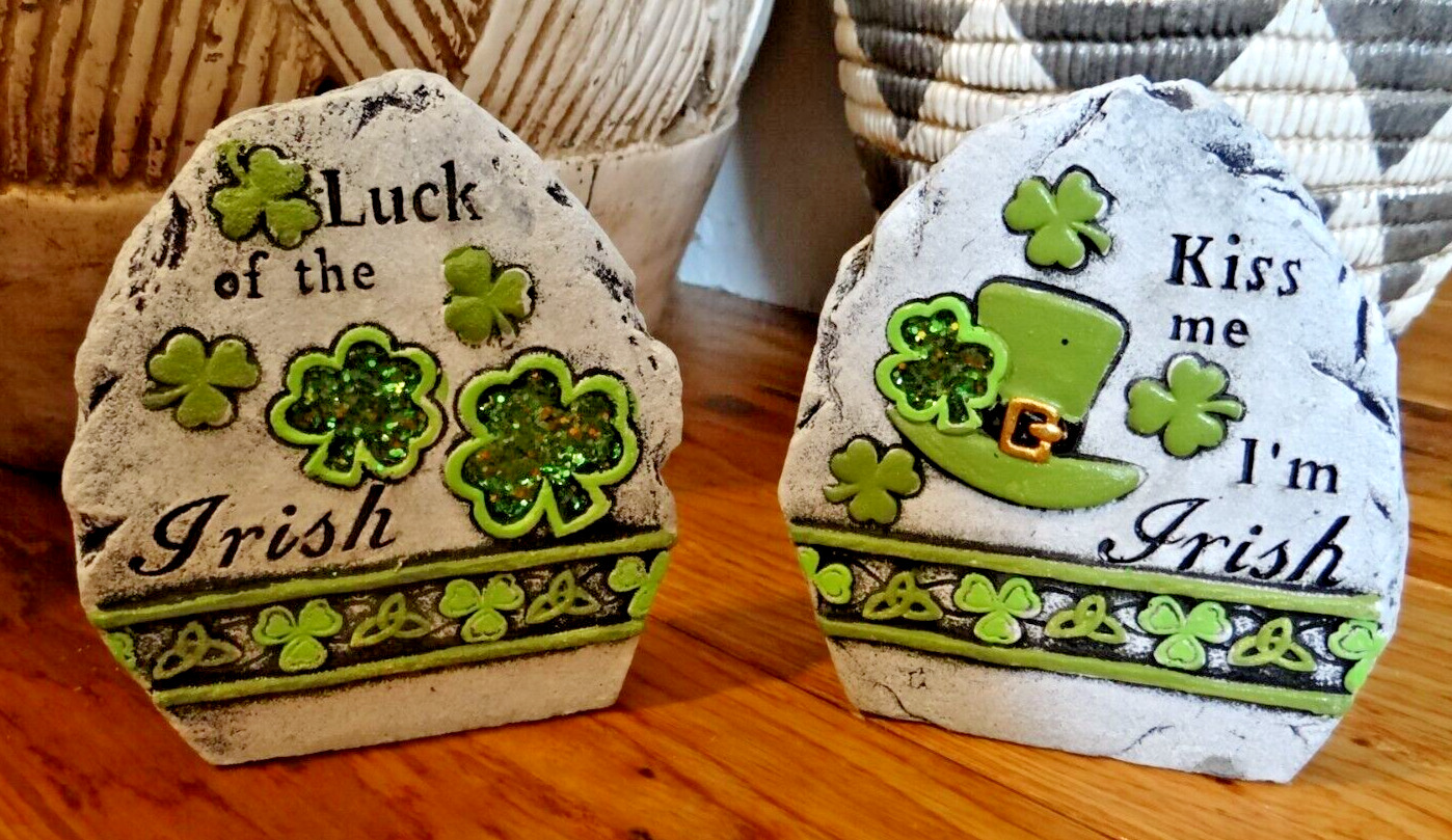 Saint Patrick’s Day Decorative Stones Set Of 2
