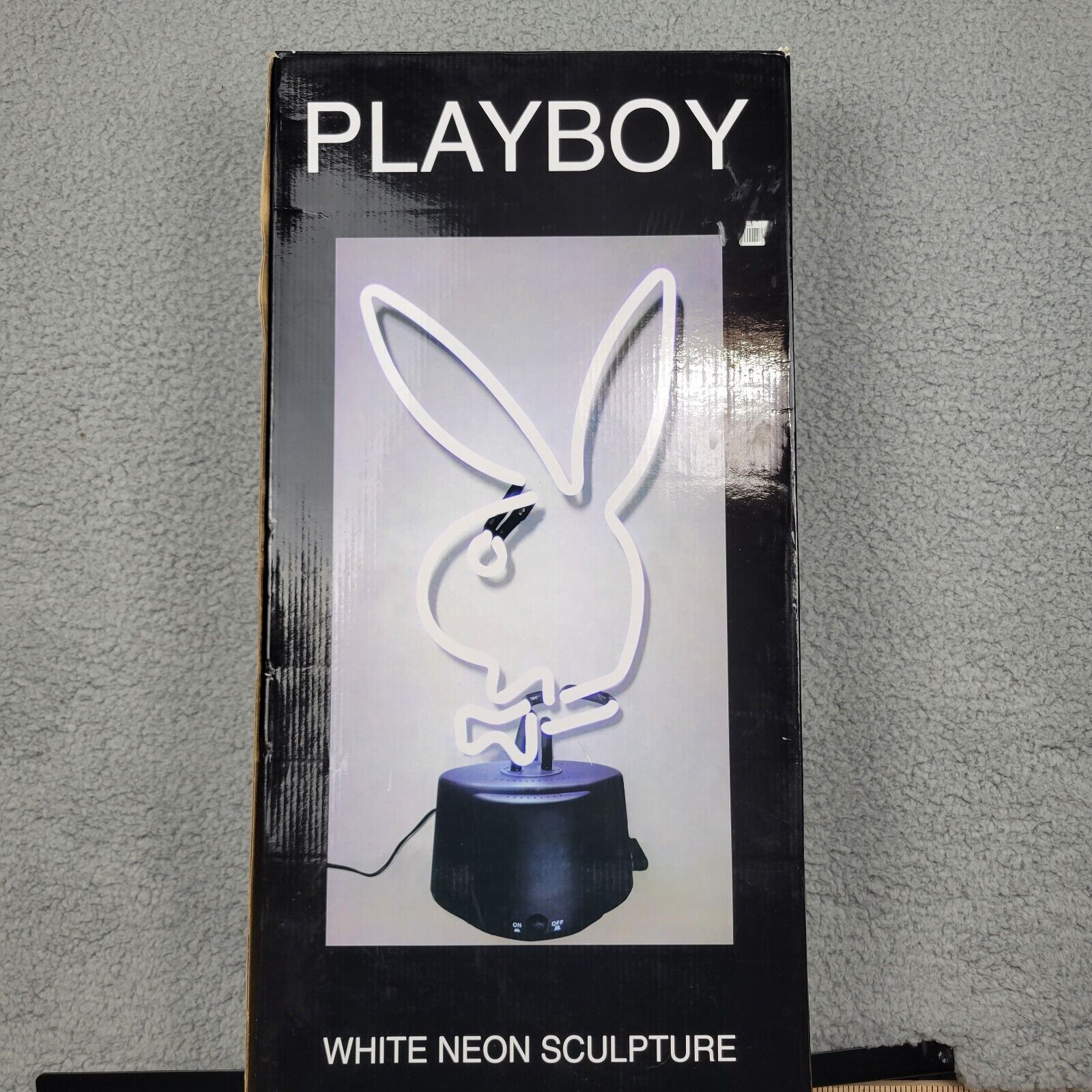 Rare vintage working PLAYBOY Bunny Pink Neon Sculpture Lamp with power supply