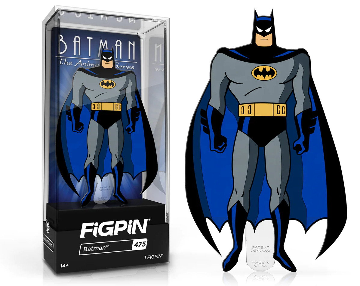 FiGPiN - #475 Batman -Batman Animated Series snapback backpack pin pinback