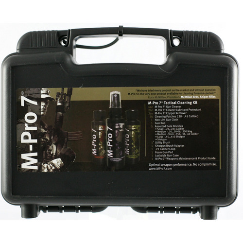 Hoppes M-pro 7 Tactical Universal Cleaning Kit w/Hard Case 070-1505