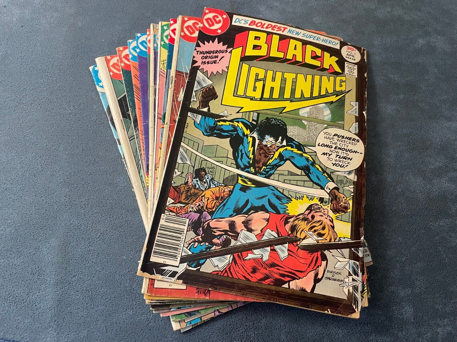 Black Lightning #1-11 1977 Marvel Comic Book Lot Complete Run Mid Low Grades