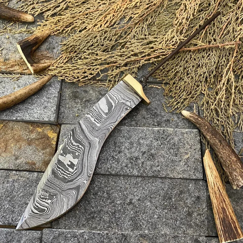 SHARD CUSTOM HAND FORGED Damascus Steel Blank Blade Knife Making