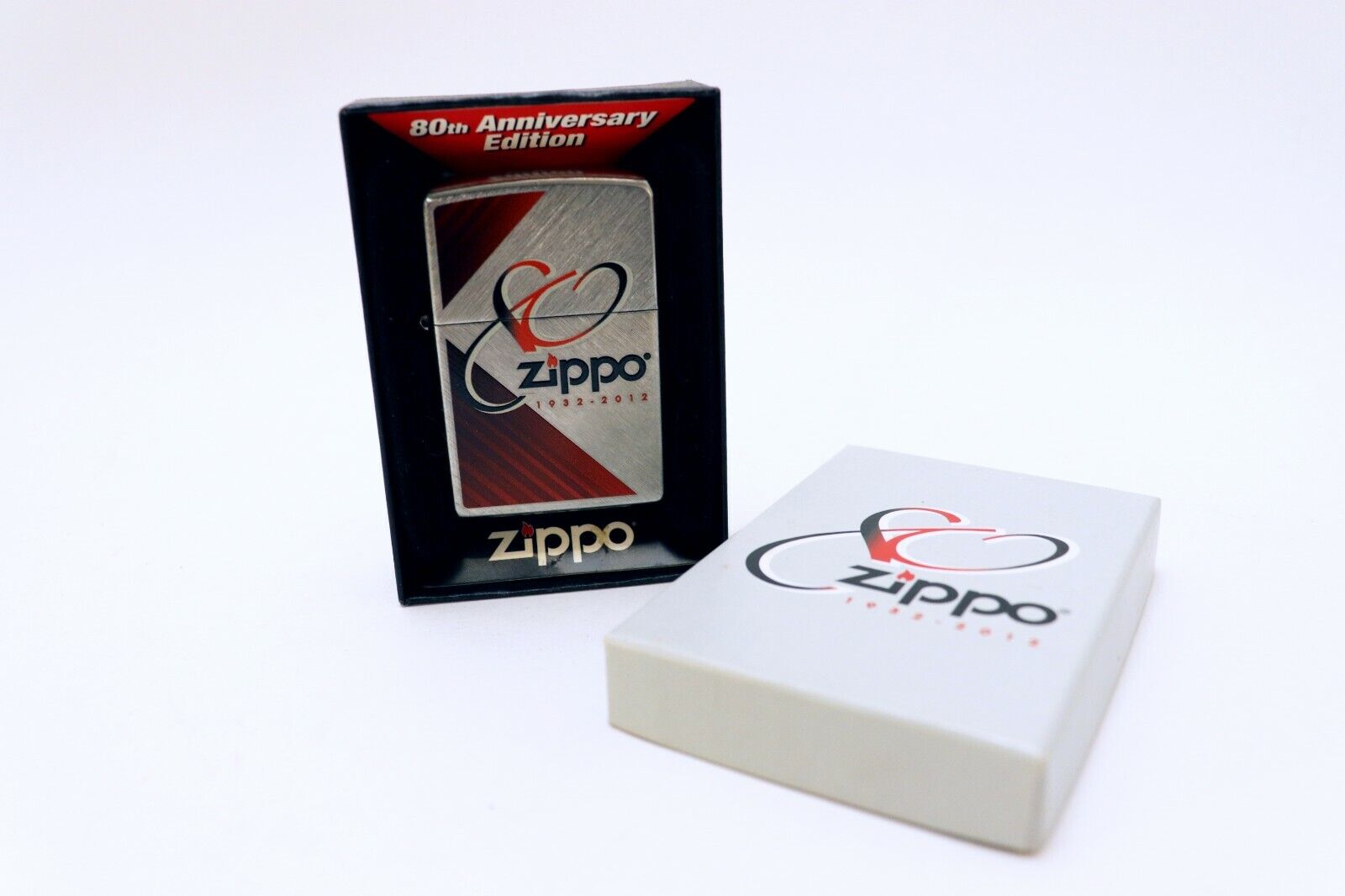 ORIGINAL Vintage 2012 Zippo 80th Anniversary Lighter