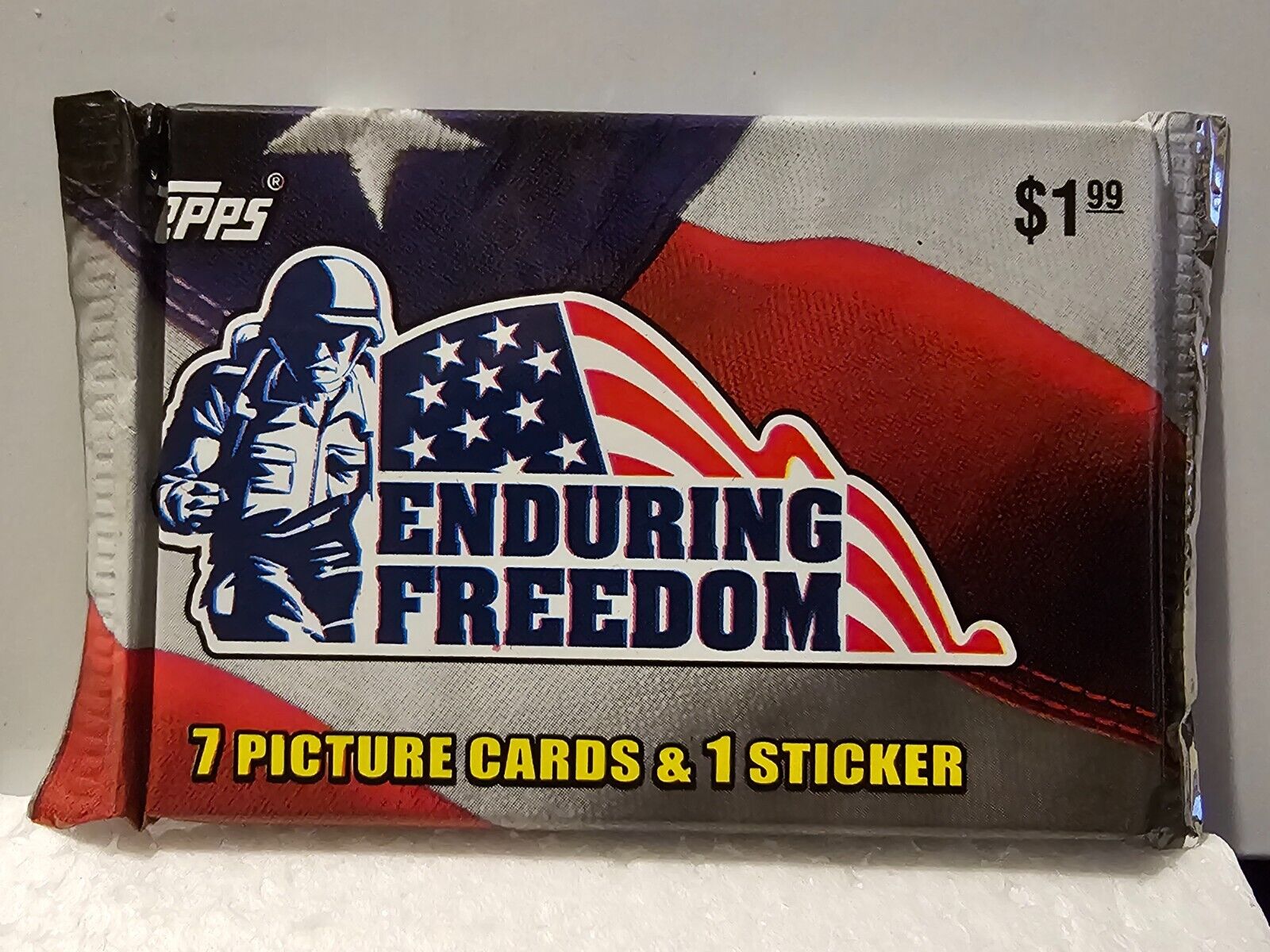 2001 Topps Enduring Freedom Sealed Trading Card Pack NEW
