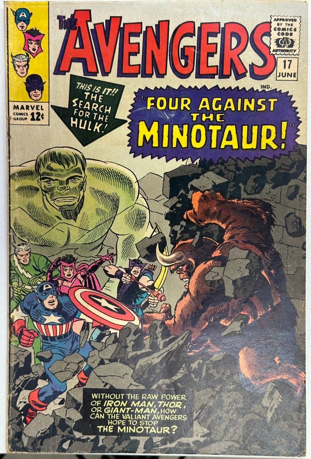 Avengers #17, Silver Age, VG, Marvel Comics 1965