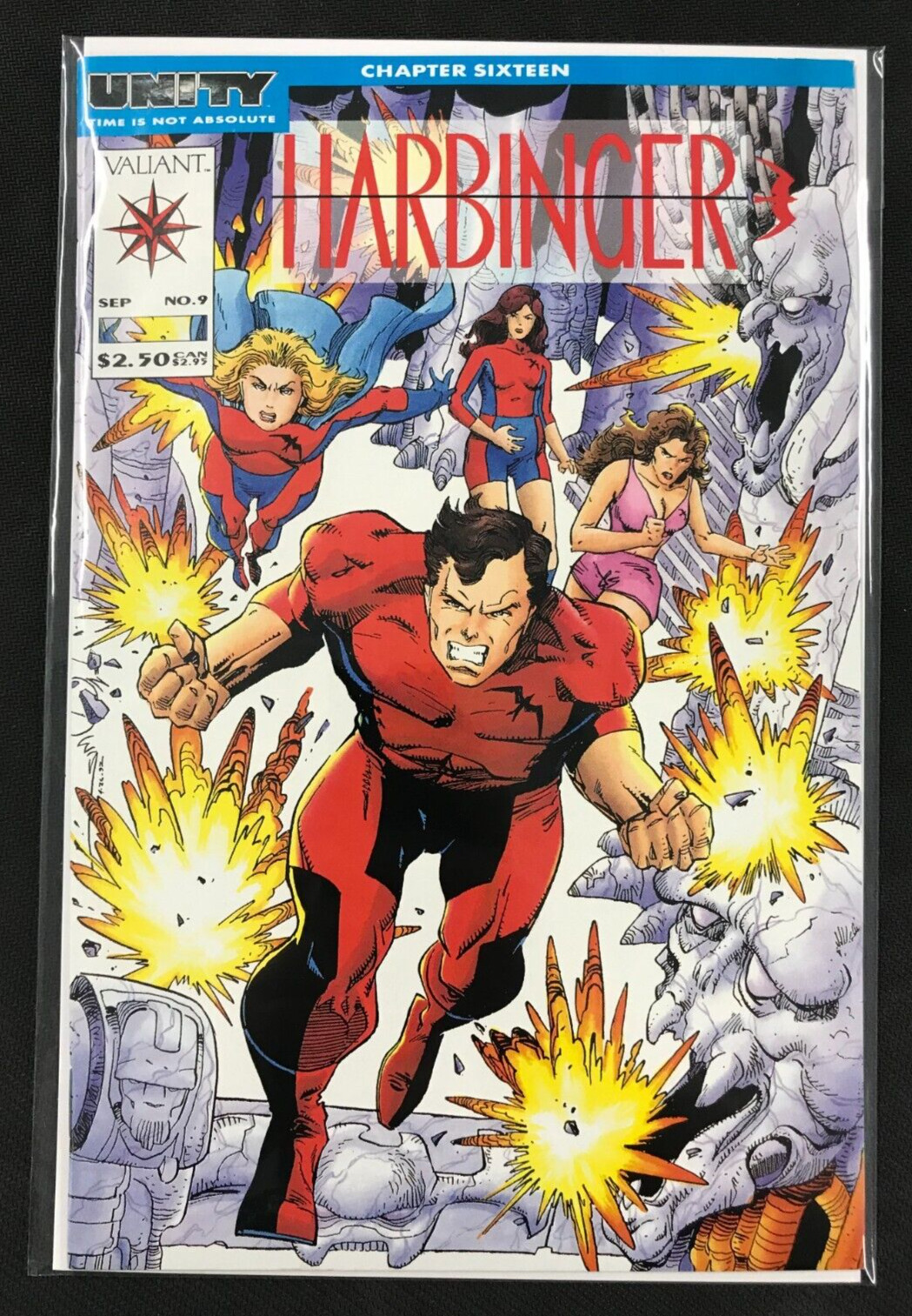 Harbinger #9 (1992) KEY Reimagined Origin Of Magnus Robot Fighter, Higher Gr