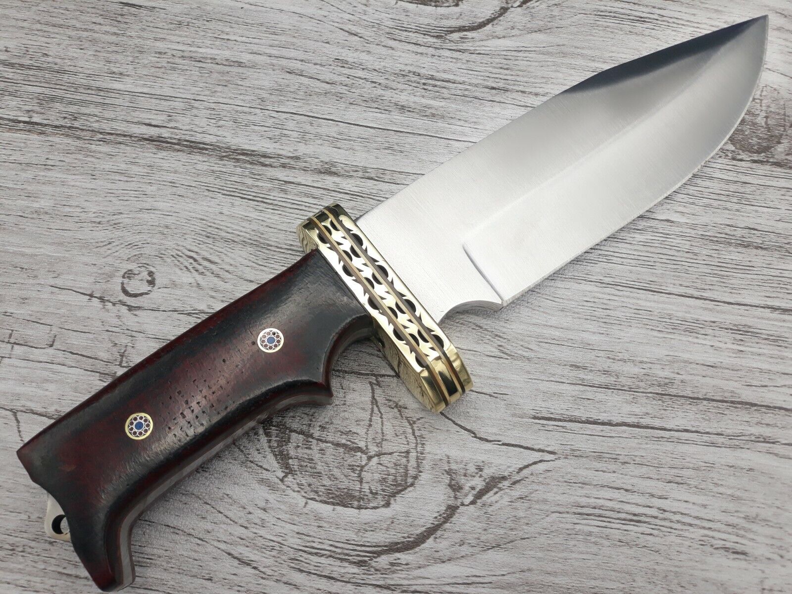  HANDCRAFTED RARE MASSIVE FULLER COMBAT DAGGER KNIFE MICARTA HANDLE  SHEATH