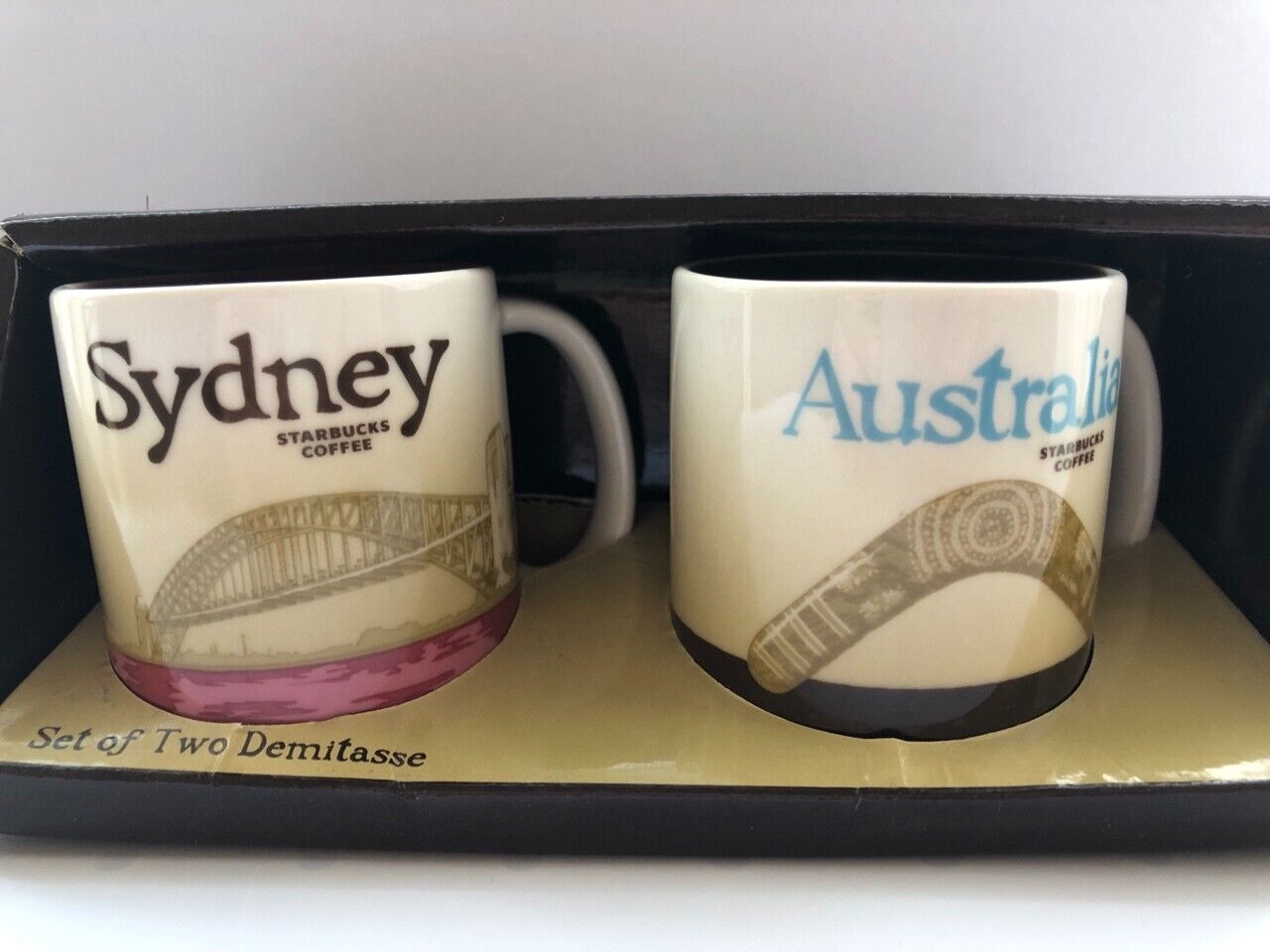 Australia Sydney Starbucks coffee MINI Mug Global Icon City 3oz ORNAMENT Demi