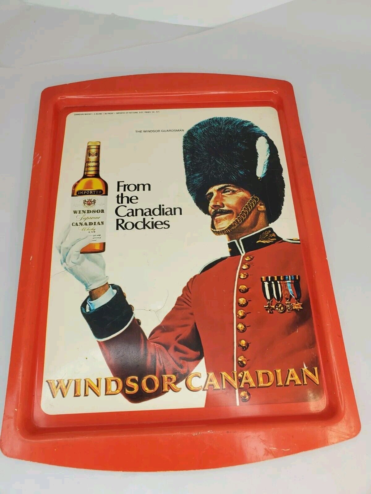 VINTAGE 1970S WINDSOR CANADIAN SERVING TRAY 16×12 Inches