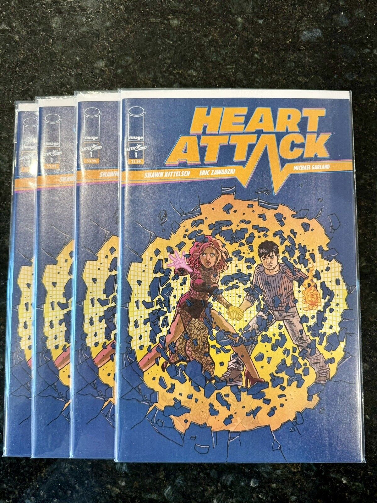 Heart Attack 1 Skybound Image Comics 2019 OPTIONED - HTF & HOT