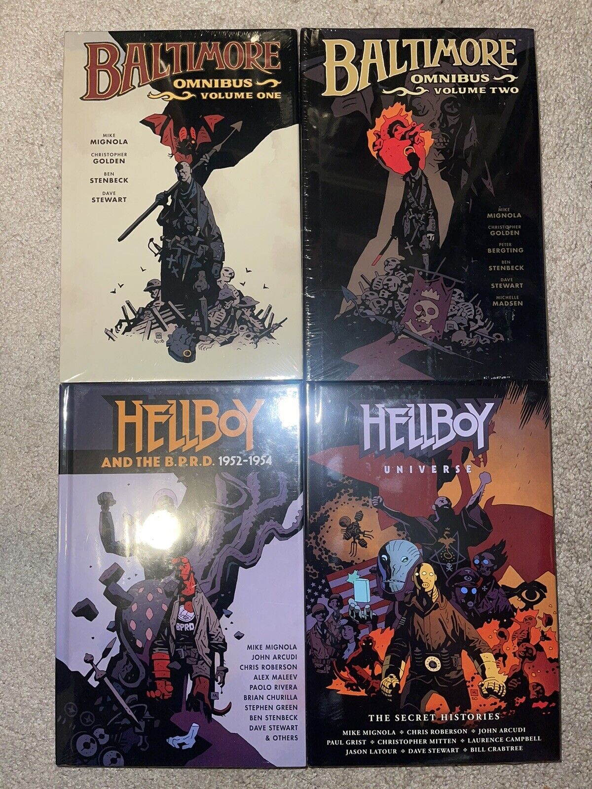 Baltimore Omnibus Vol 1 & 2, The Secret Histories, Hellboy And The B.P.R.D 52-54
