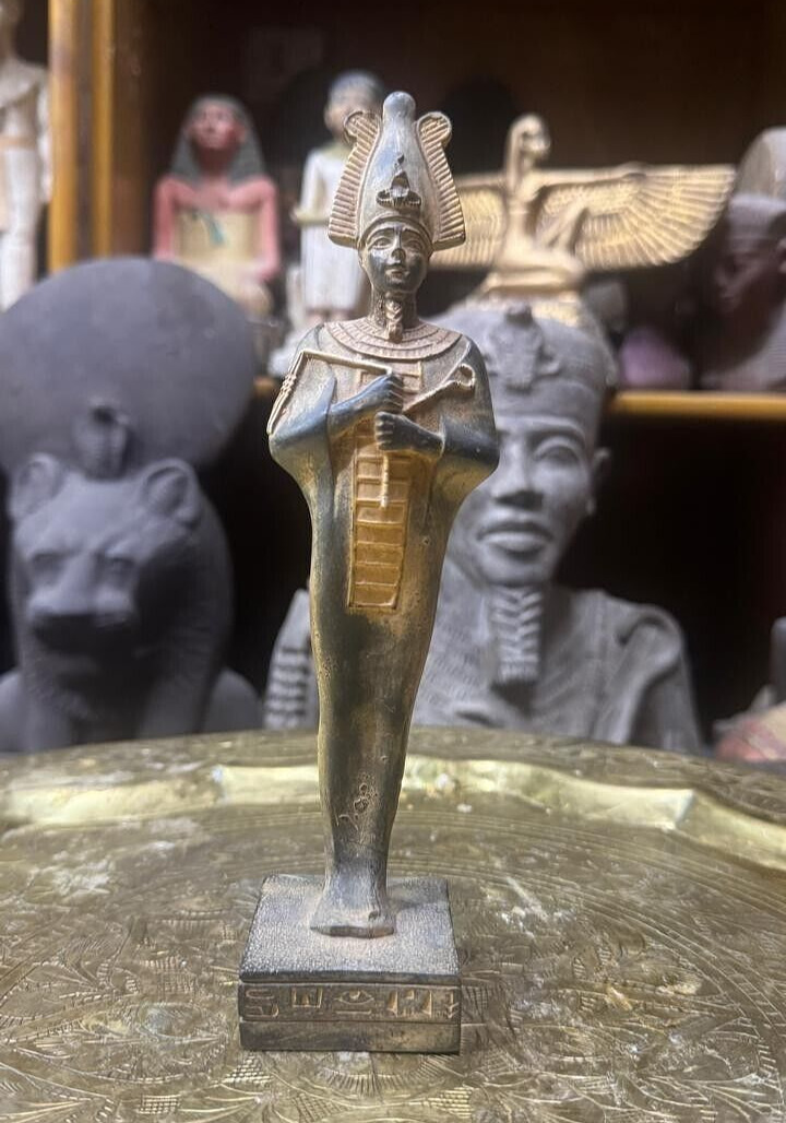 RARE ANCIENT EGYPTIAN ANTIQUES Statue God Osiris Head Court Of the Dead Egypt BC