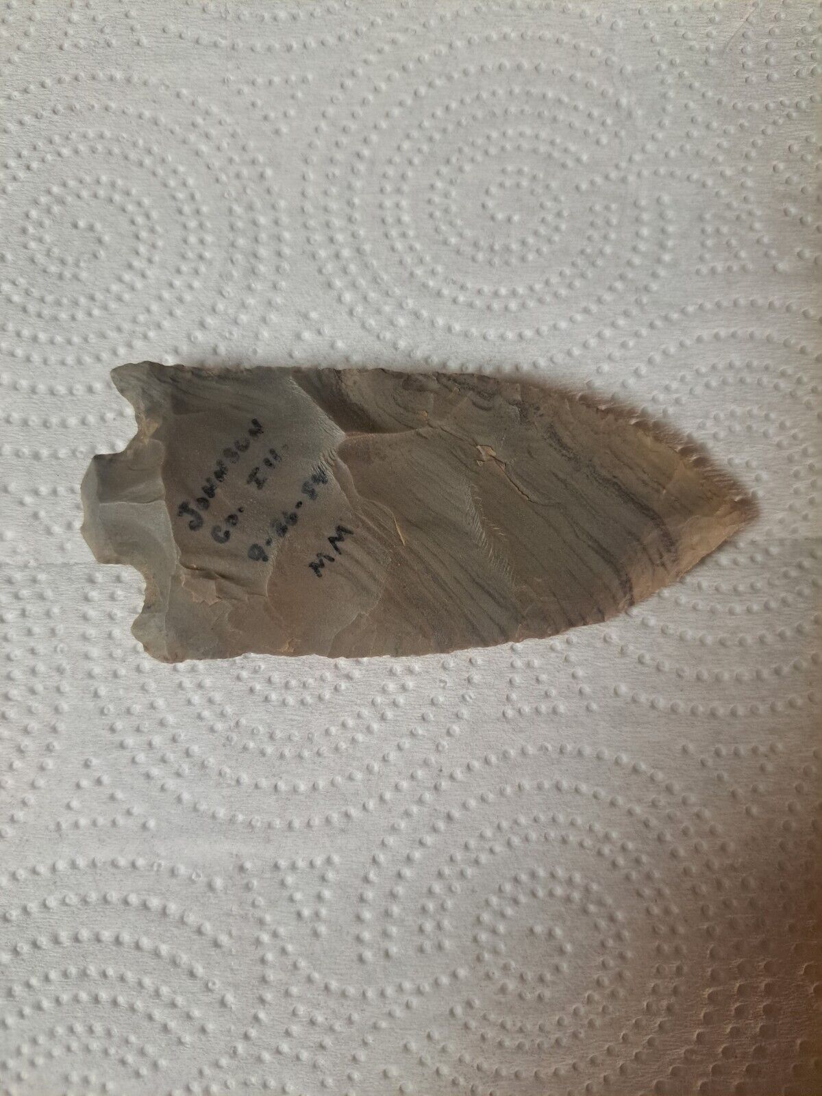 authentic indian artifacts arrowhead pre 1600.  Trail Of Tears 