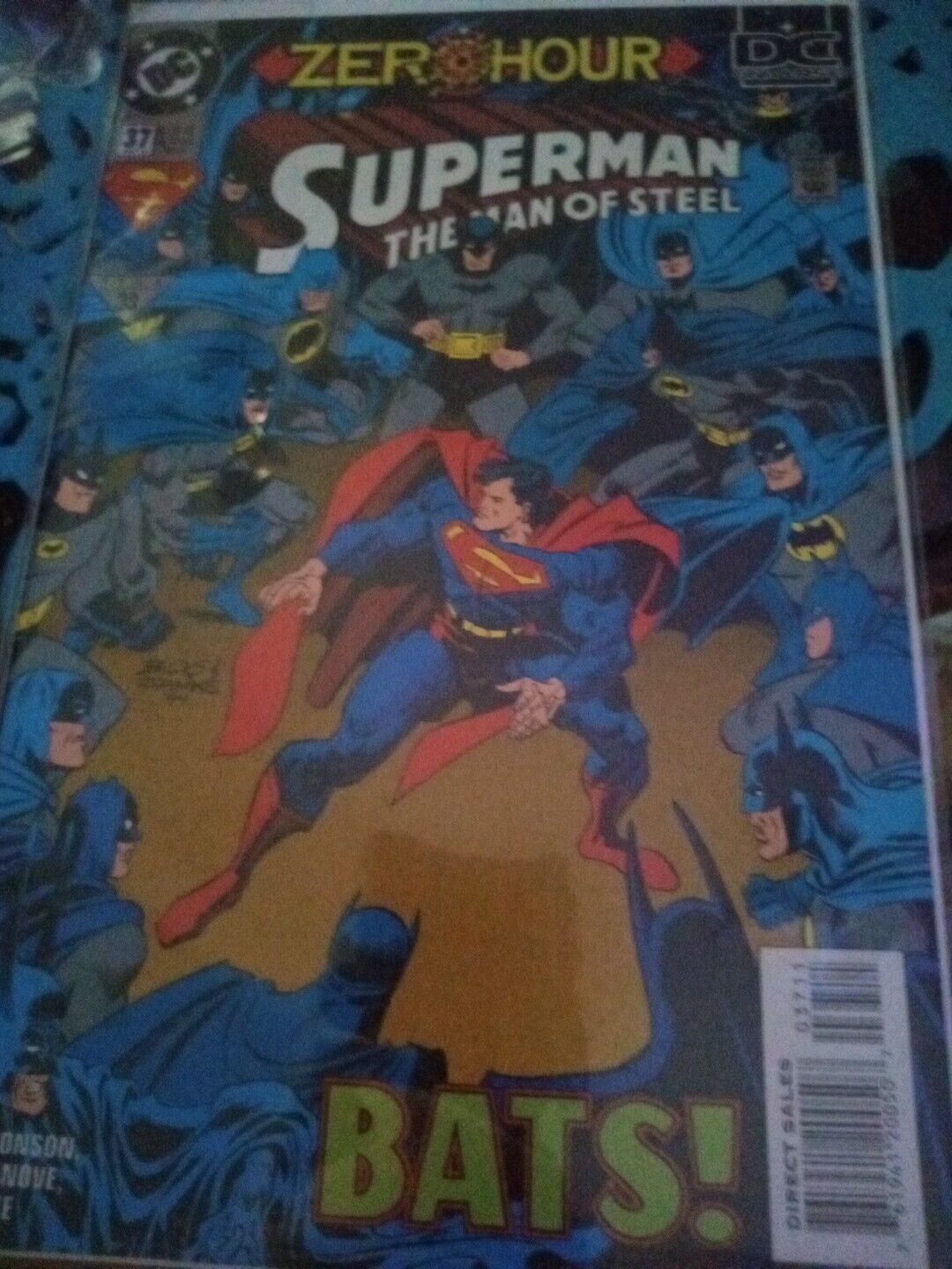 SUPERMAN 1994 ZERO HOUR 37 BATMAN COMIC BOOK wonder woman green lantern aquaman 