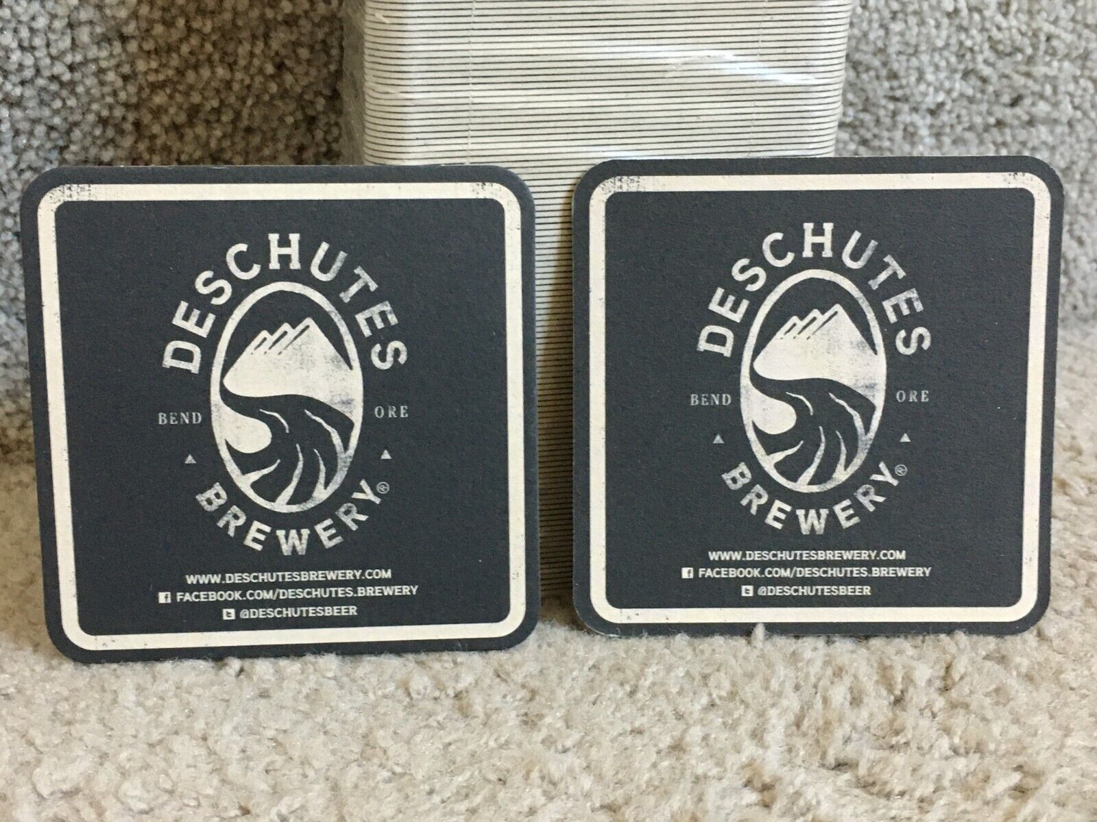 20 Beer Coasters Deschutes Brewing USA U104