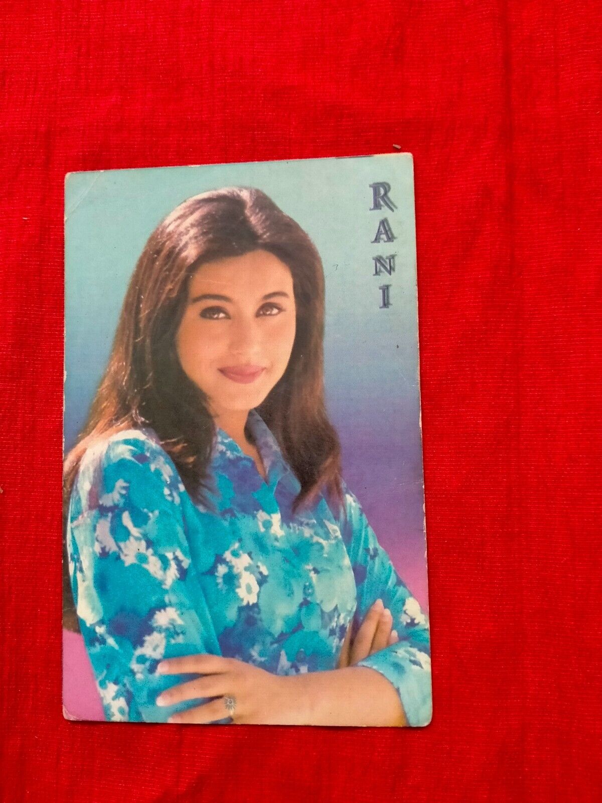 Rani Mukherjee Rare Vintage Postcard Post Card India Bollywood 1pc