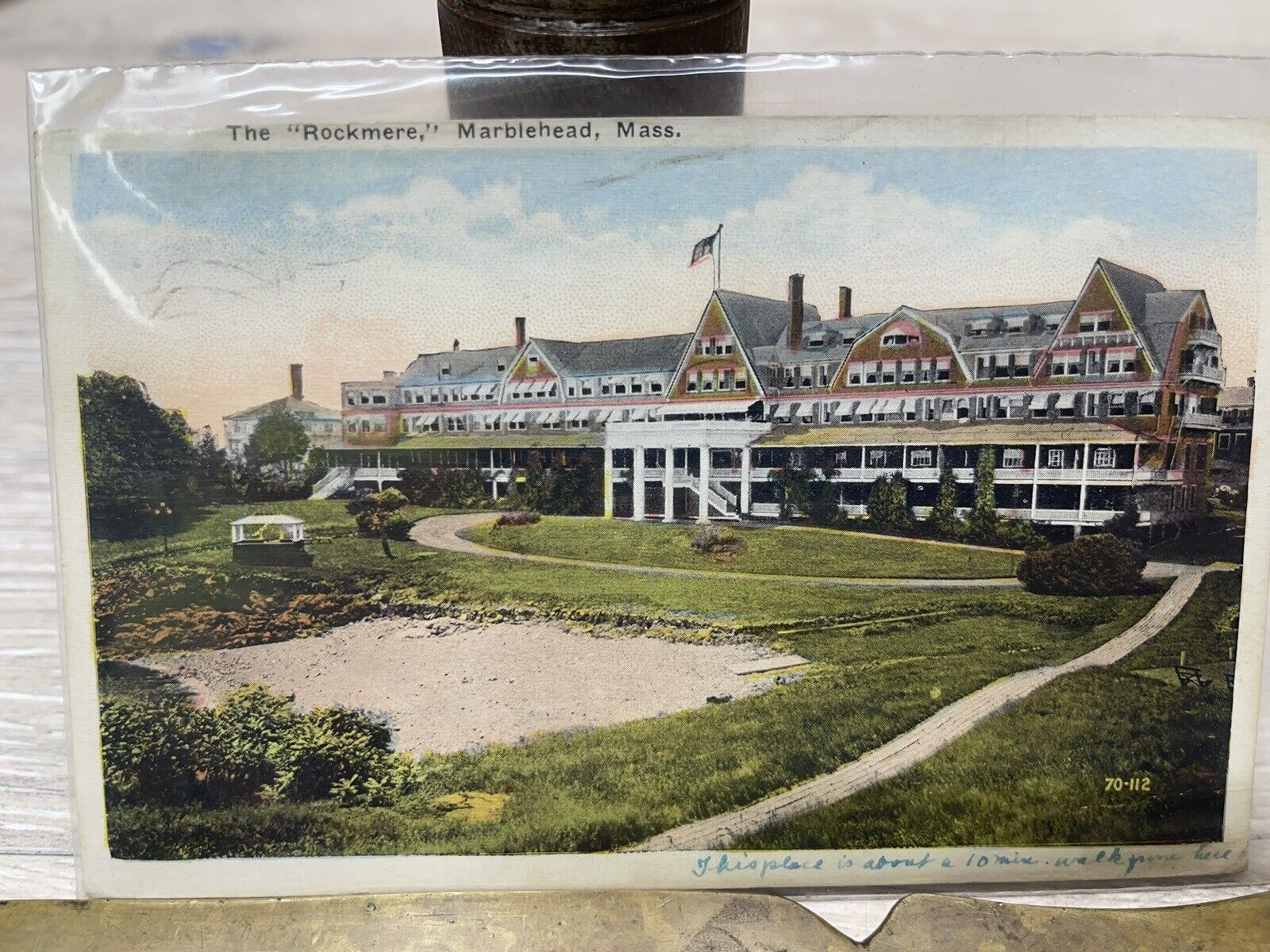 Marblehead, MA - The Rockmere Hotel - C1922 - Vintage Post Card
