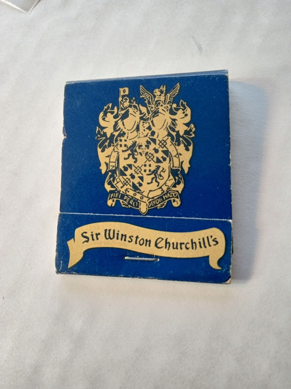 Sir Winston Churchill's Aboard The Queen Mary Matchbook