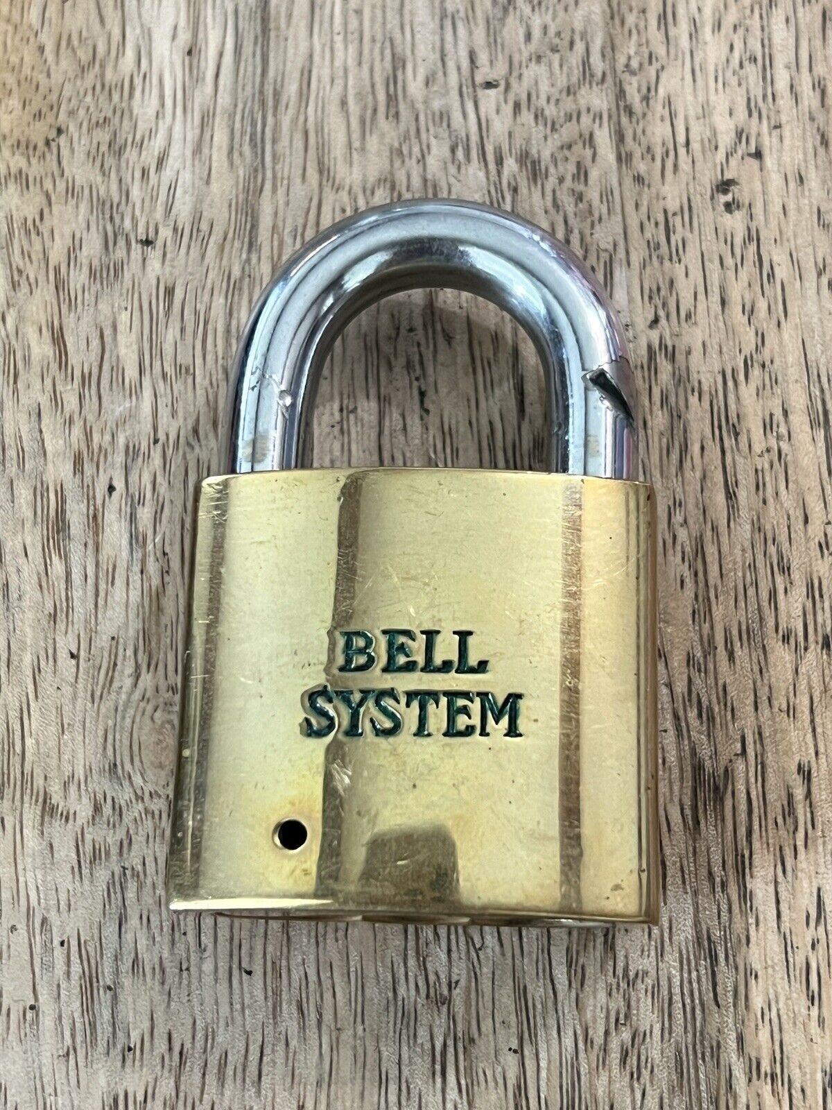 Vintage Best Bell System Padlock No Key Lock
