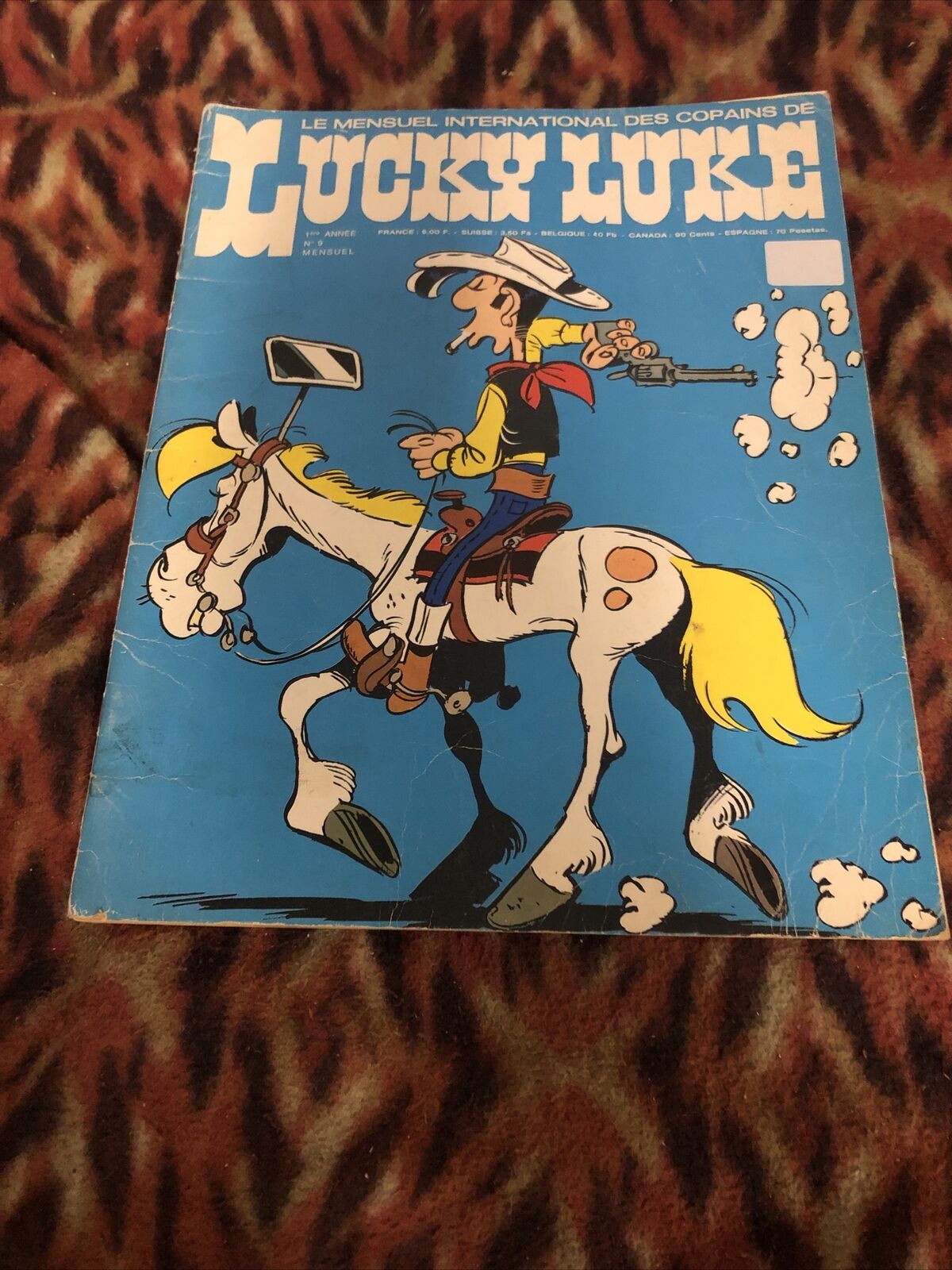 Lucky Luke No 9 Le Mensuel International Des Copains Comic Book 1974