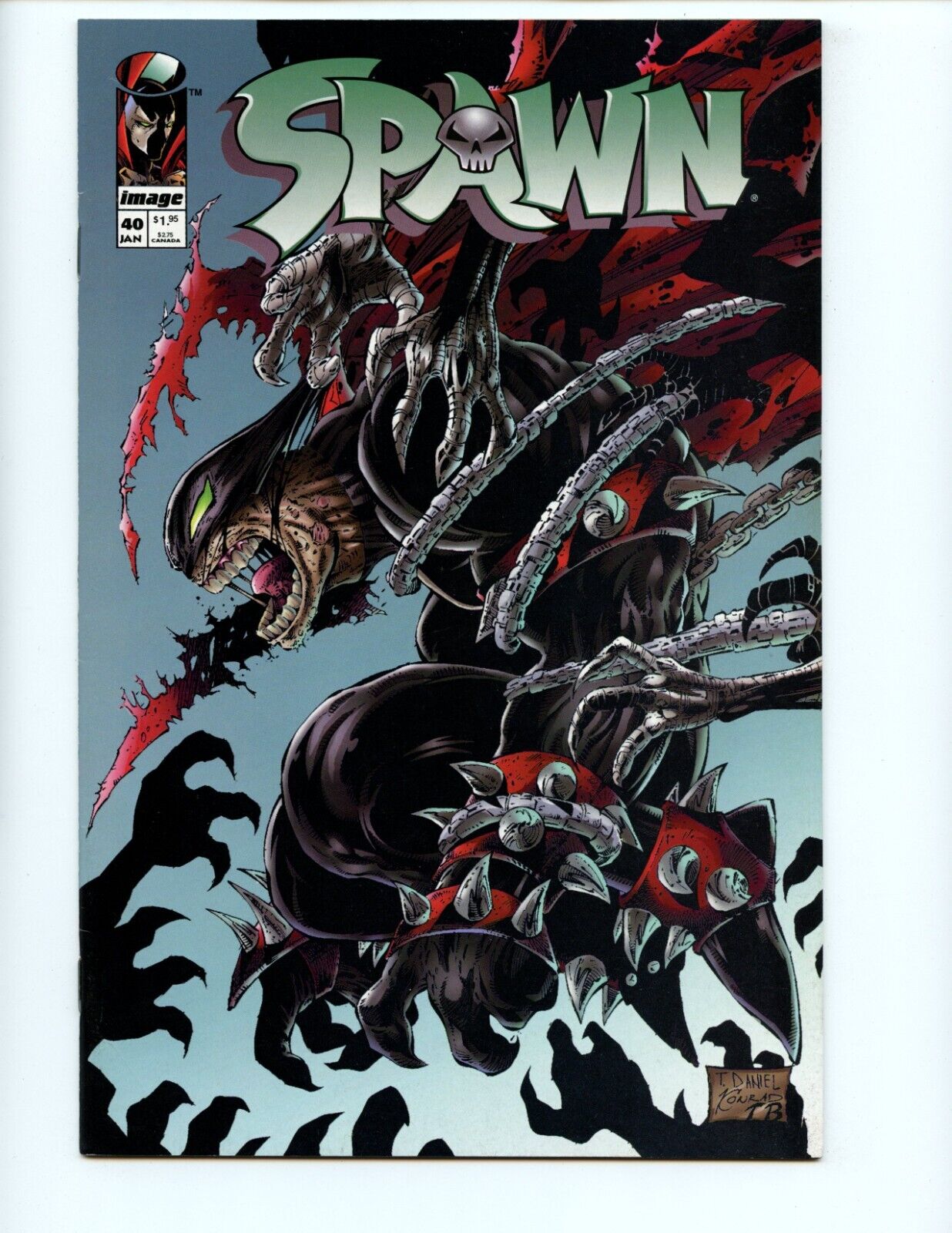 Spawn #40 Comic Book 1996 VF Tony Image Comics