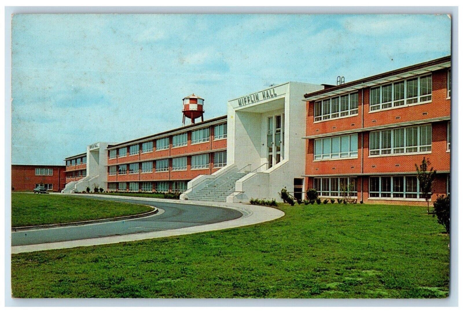 View Of Mifflin Hall Building Exterior Scene Fort Lee Virginia VA Postcard