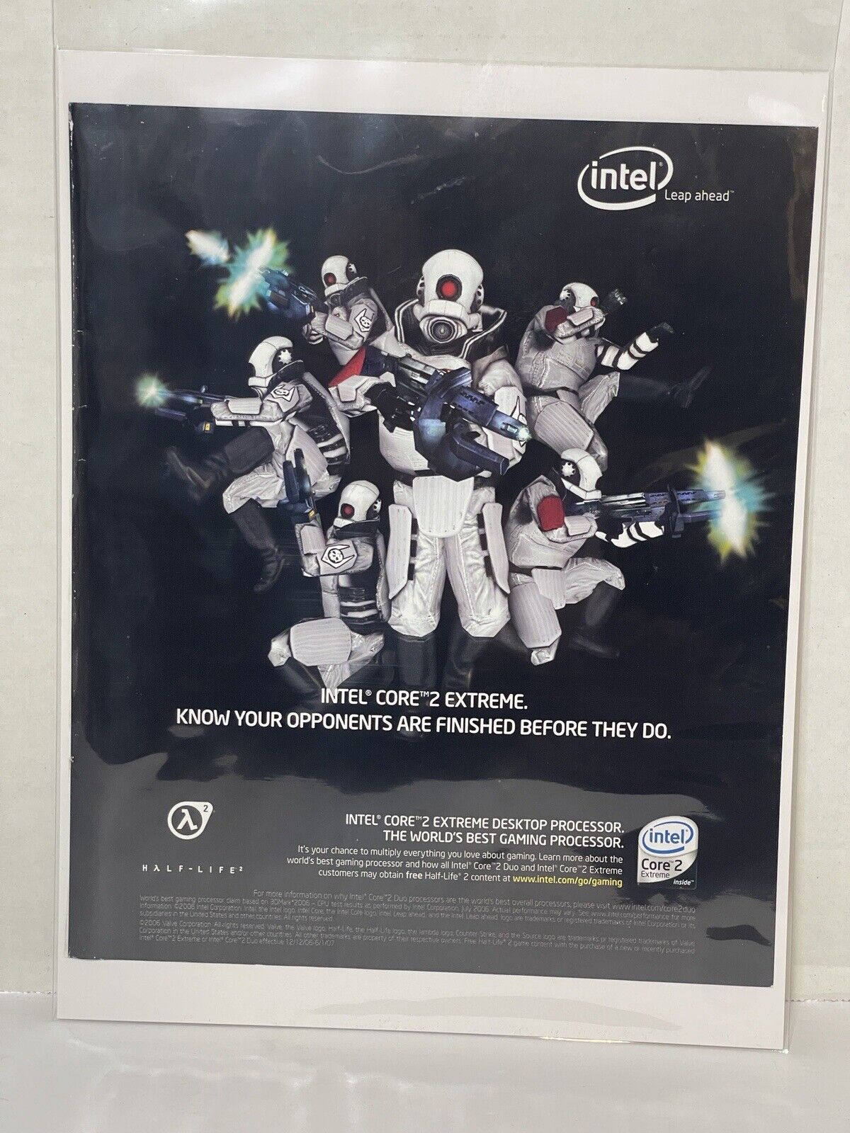 2007 Intel Core 2 Extreme  Print Ad/Poster PC Gamer Wall Art