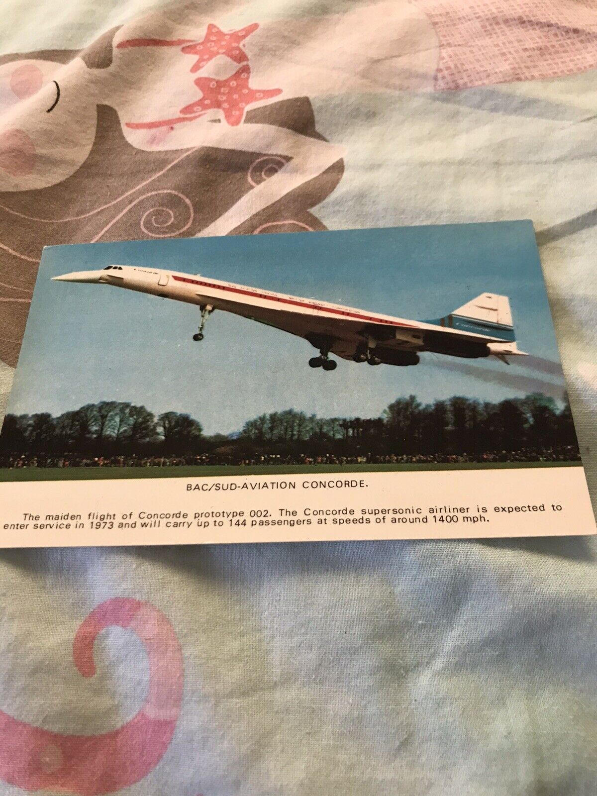 BAC/SUD Prototype 1973 Aircraft Concorde Postcard
