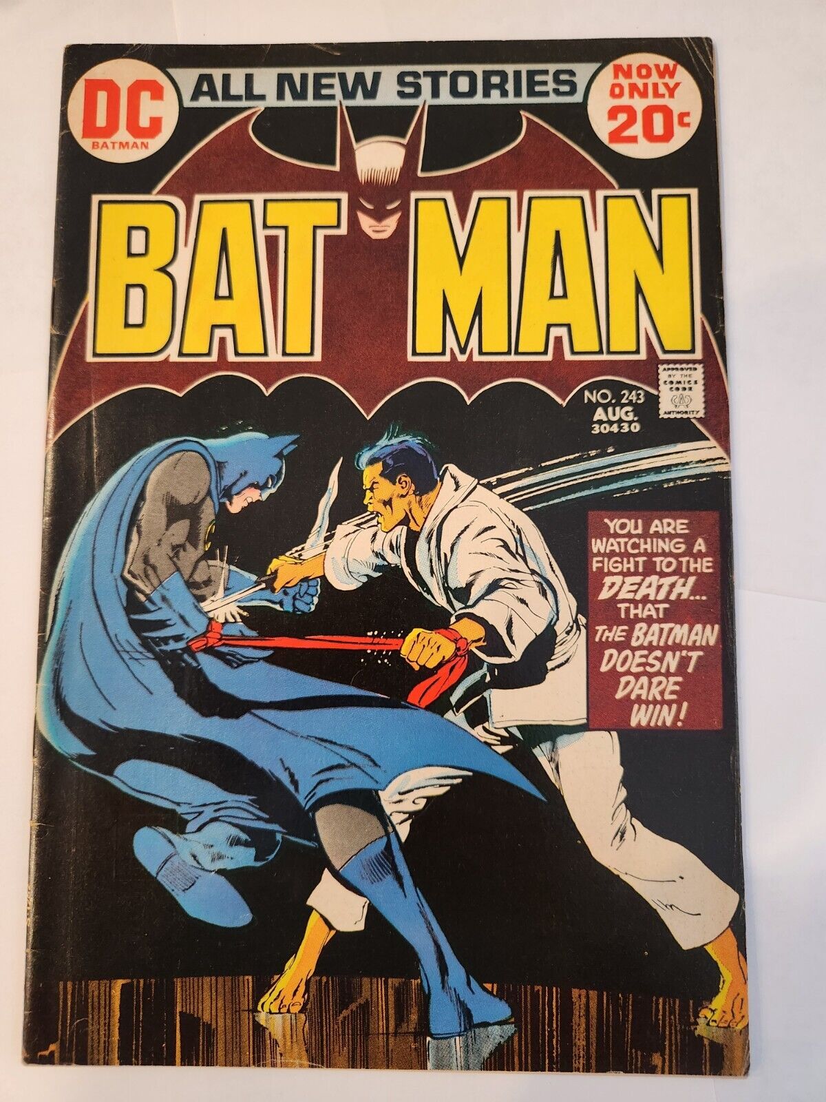 Batman #243 1972 Neal Adams Cover 1st Lazarus Pit vs Ra's Al Ghul