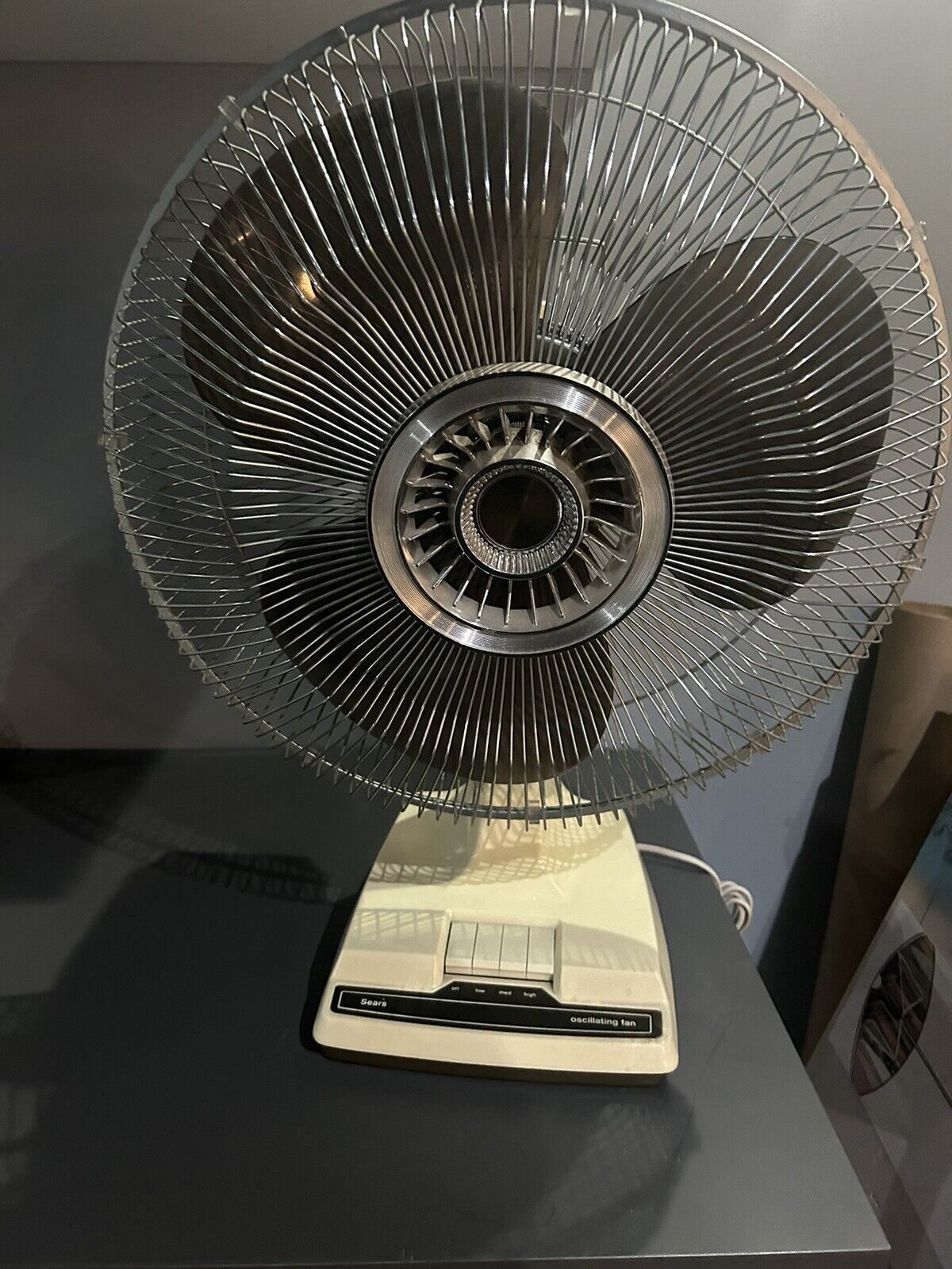 RARE Vintage Sears Three-Speed Fan