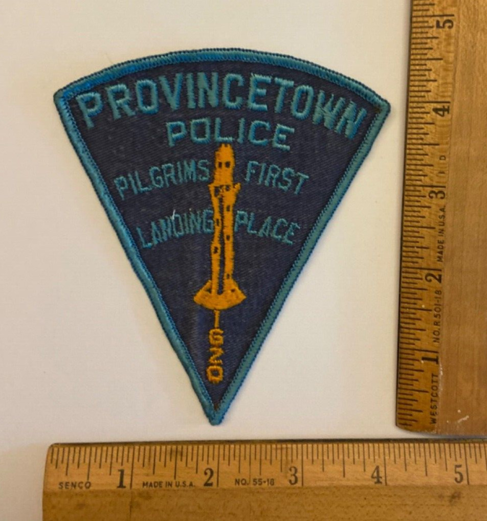 Vintage Provincetown Massachusetts Pilgrims First Landing Place Police Patch