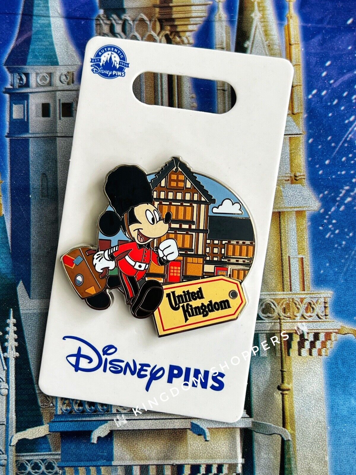 2024 Disney Parks Epcot World Showcase Pin United Kingdom Mickey Mouse