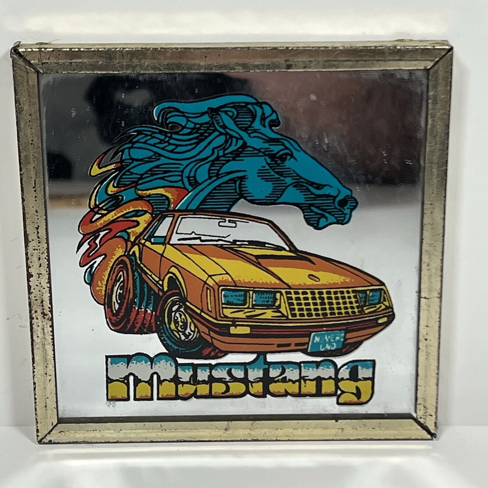 Ford Mustang Vintage 1980’s Carnival Mirror