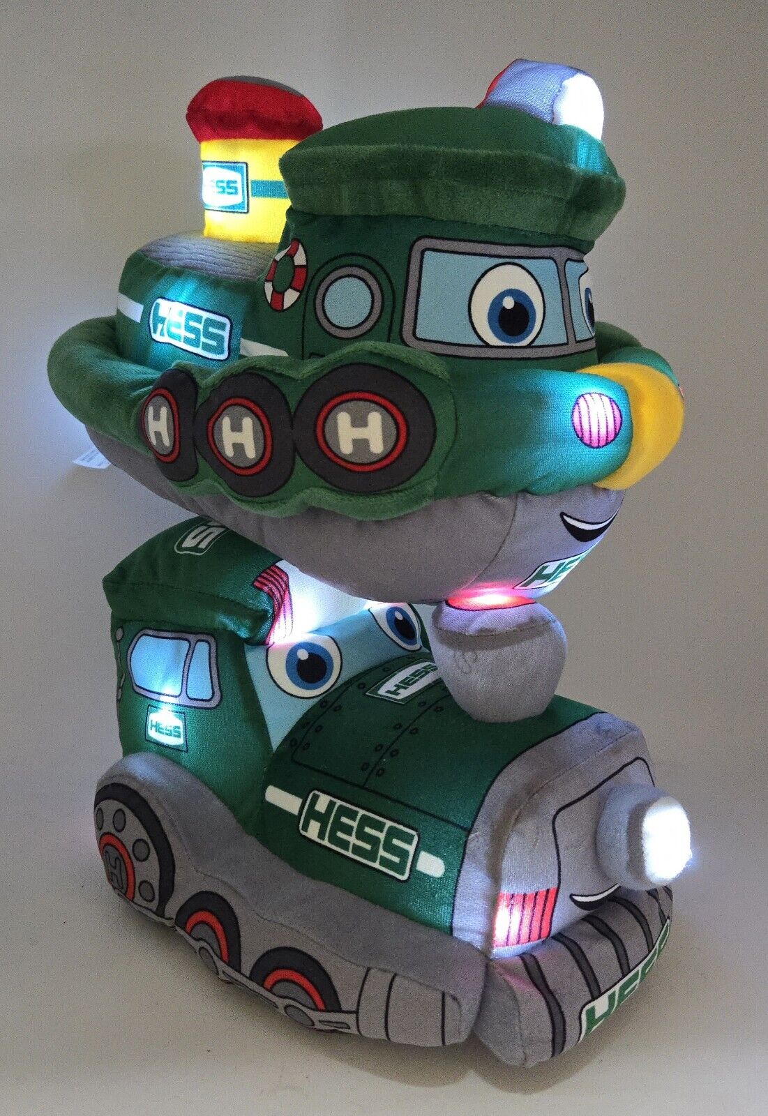 2023 Hess My Plush Musical Tugboat & Train Toys With Light And Sounds