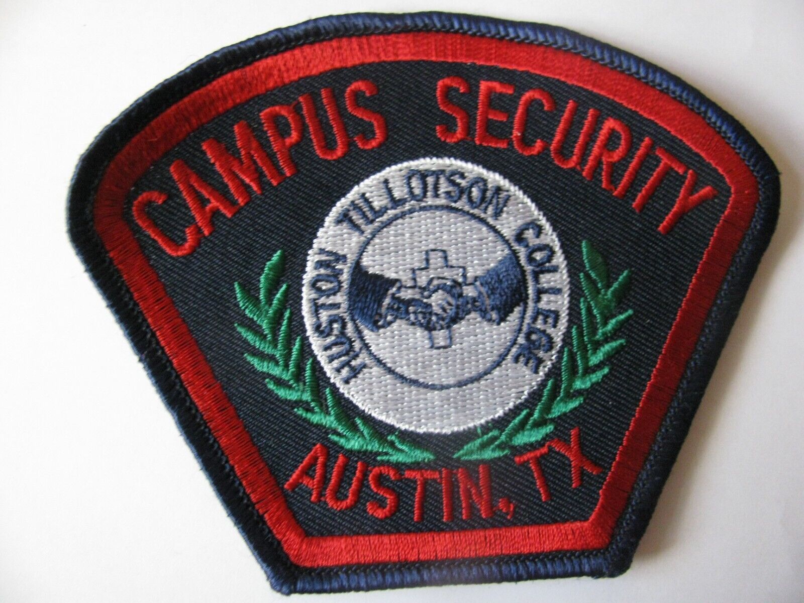 TEXAS TX  -  Austin Huston Tillotson College Security Patch Sew On 4.5