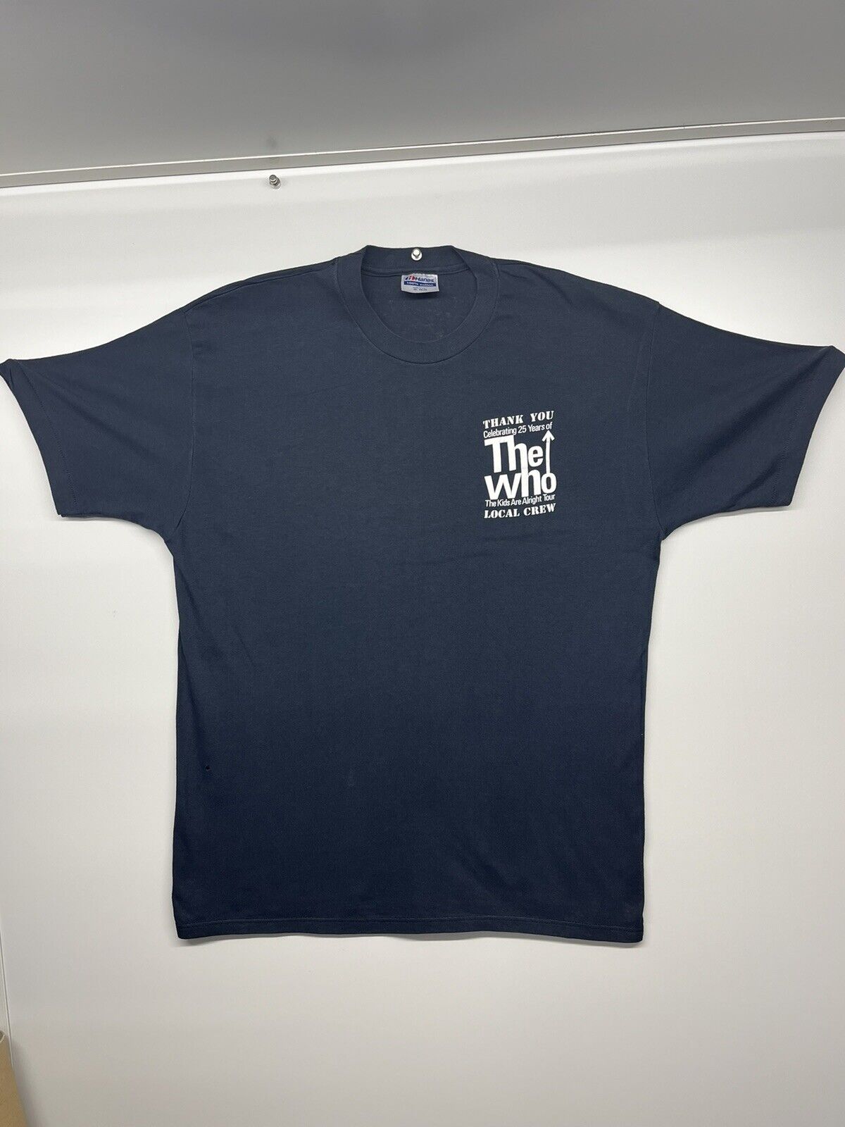 The Who Crew Only Shirt Celebrating 25 Years The Kids Are Alright Tour 1989