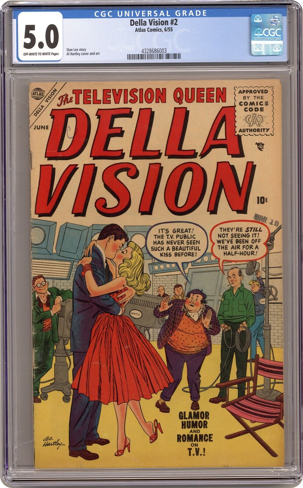 Della Vision #2 CGC 5.0 1955 4328686003