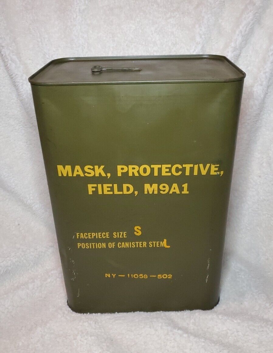 M9A1 US Military Gas Mask Size S, Sealed, NY - 11058 - 502