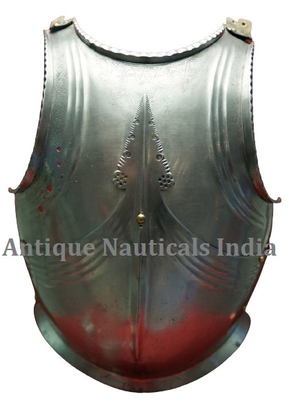 Medieval Gothic Breastplate Armor Cuirass SCA LARP Reenactment Cosplay Costume
